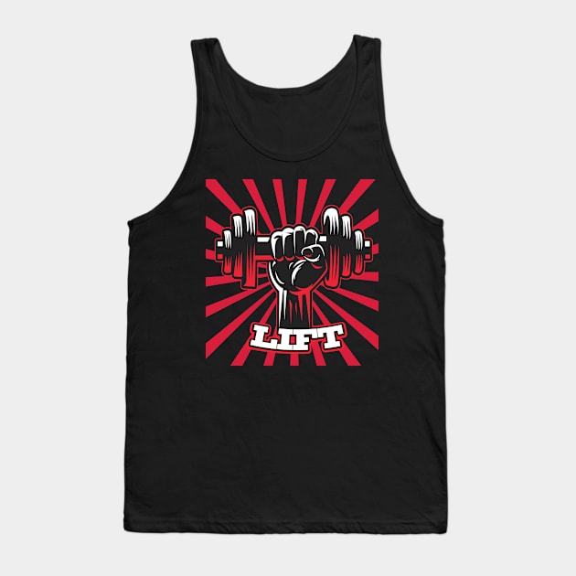 Lift Weights Tank Top by FungibleDesign
